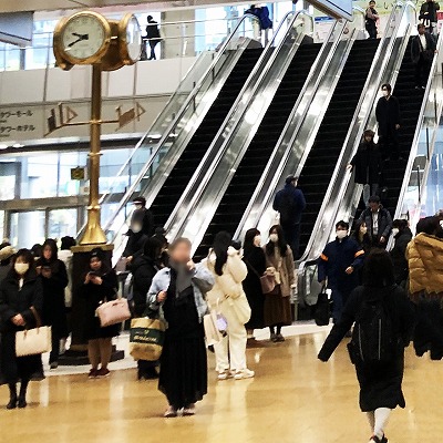新幹線名古屋駅から金の時計への行き方