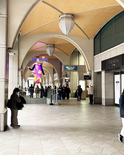 名鉄百貨店閉館後のナナちゃん人形